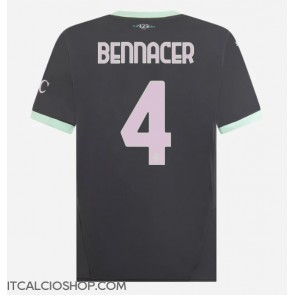 AC Milan Ismael Bennacer #4 Terza Maglia 2024-25 Manica Corta